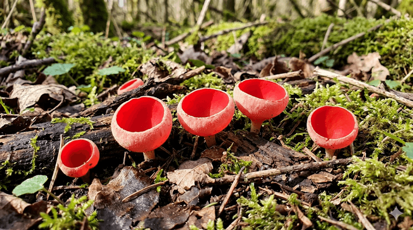 Scarlet Cup Fungus